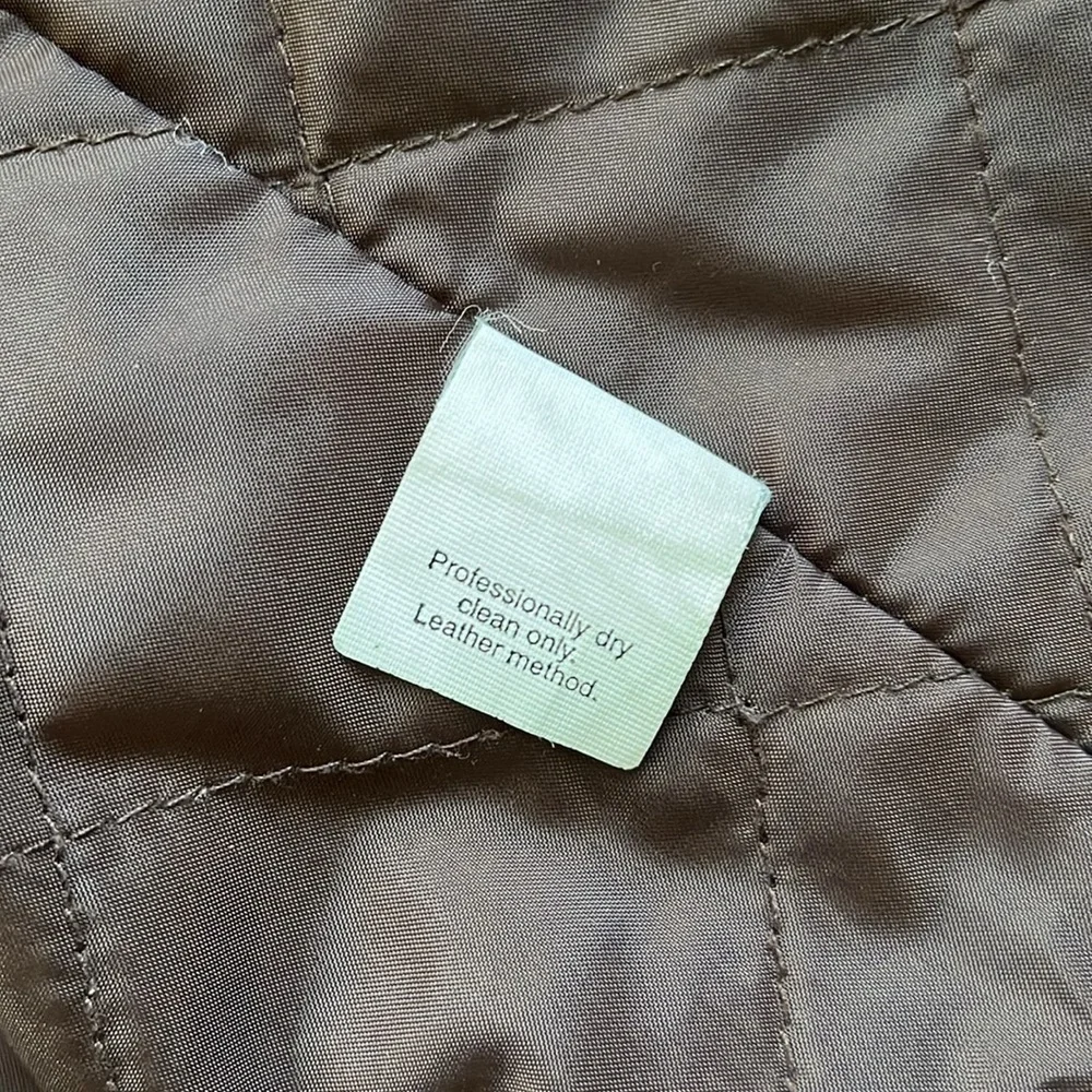 J.Crew Brown Suede Leather Jacket Men’s XL Heavy Coat Zipper Snap Front